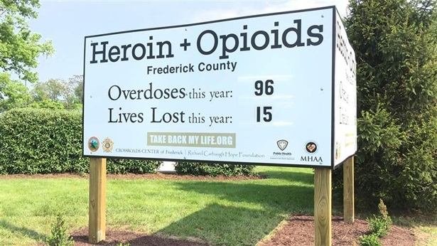 opioid overdoses billboard opioid overdoses billboard