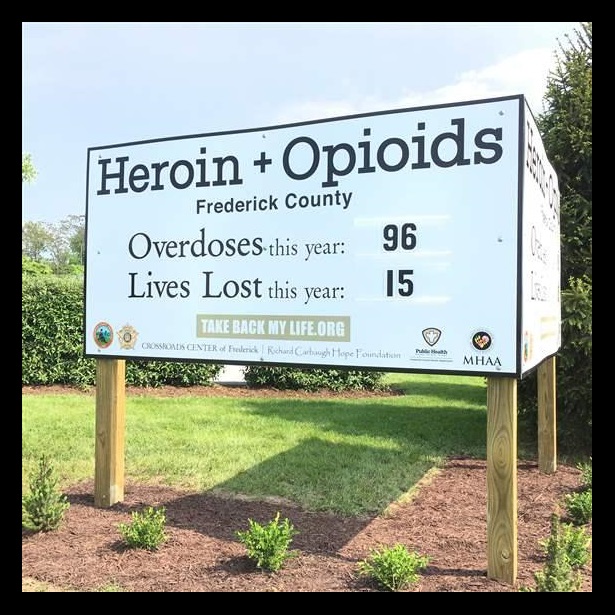 opioid overdoses billboard