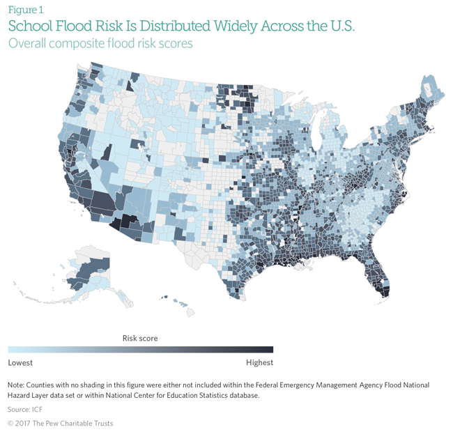 One in 5 California schools located in moderate or high flood risk areas