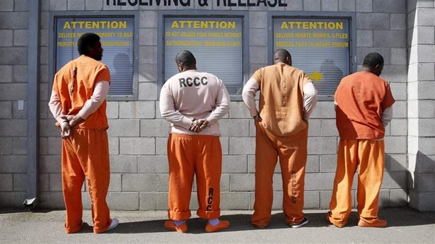 Prisoners in Tracy, California