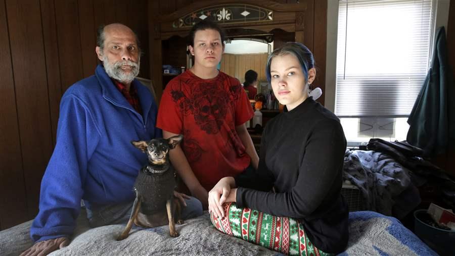 Evicted family