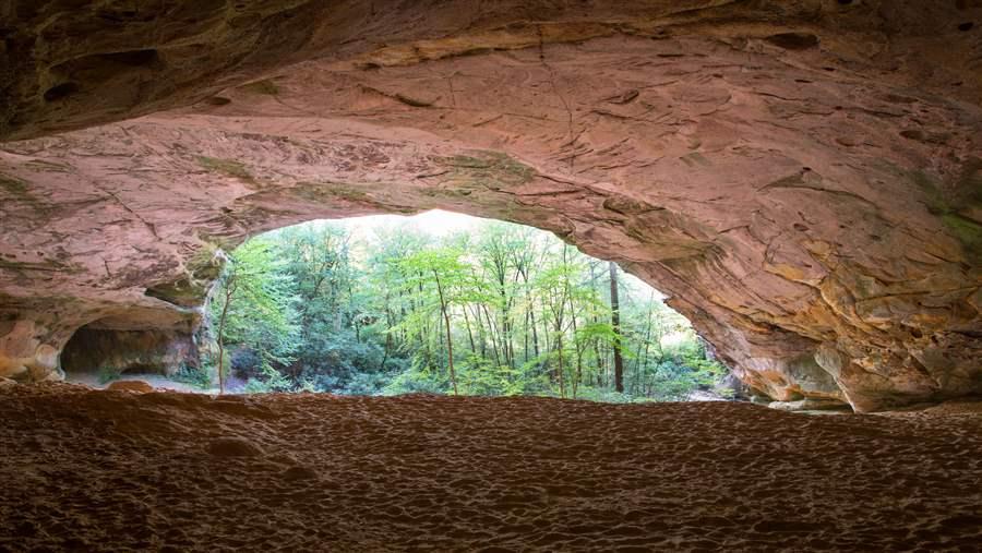 Sand cave