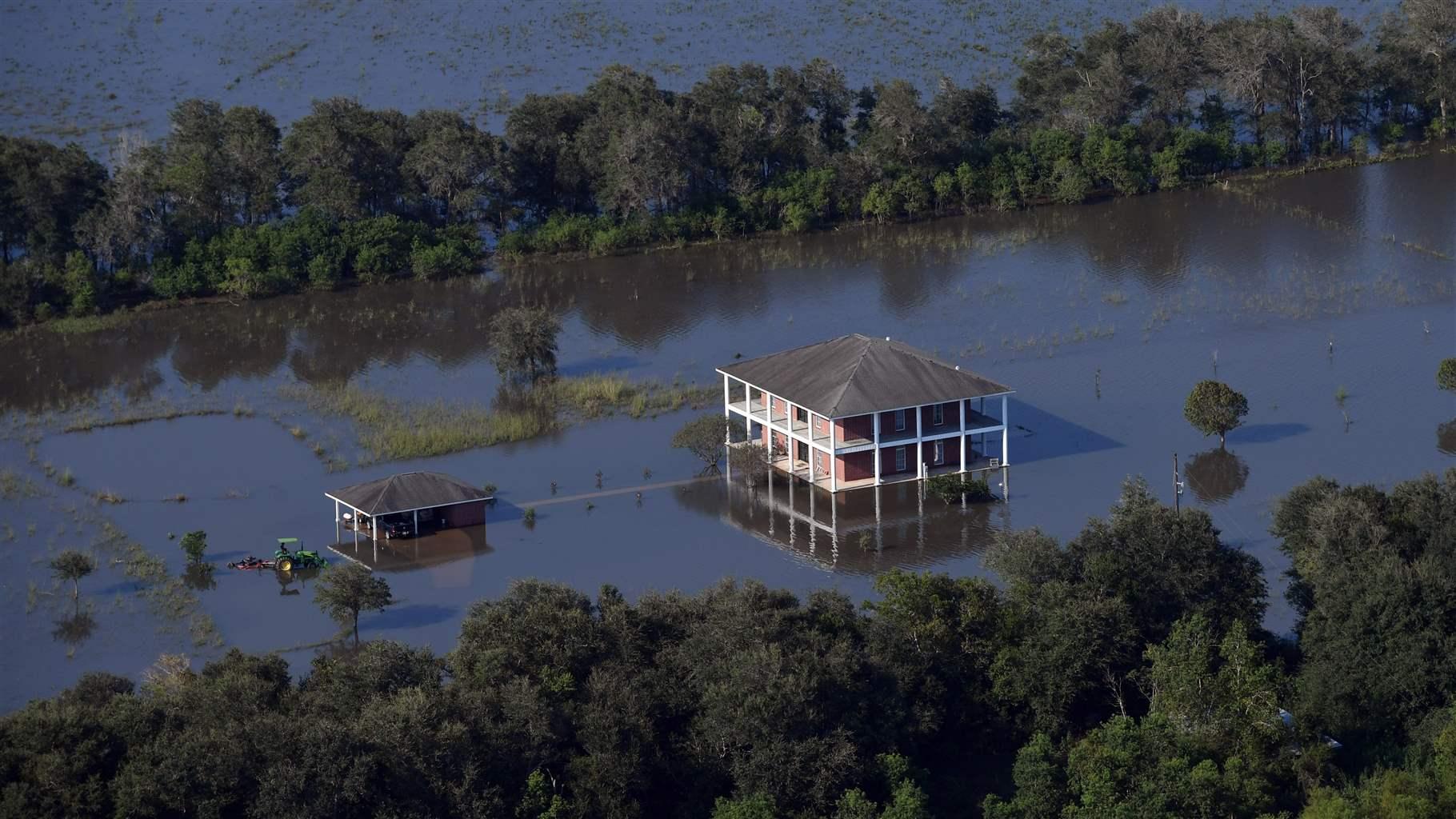 Flooded property