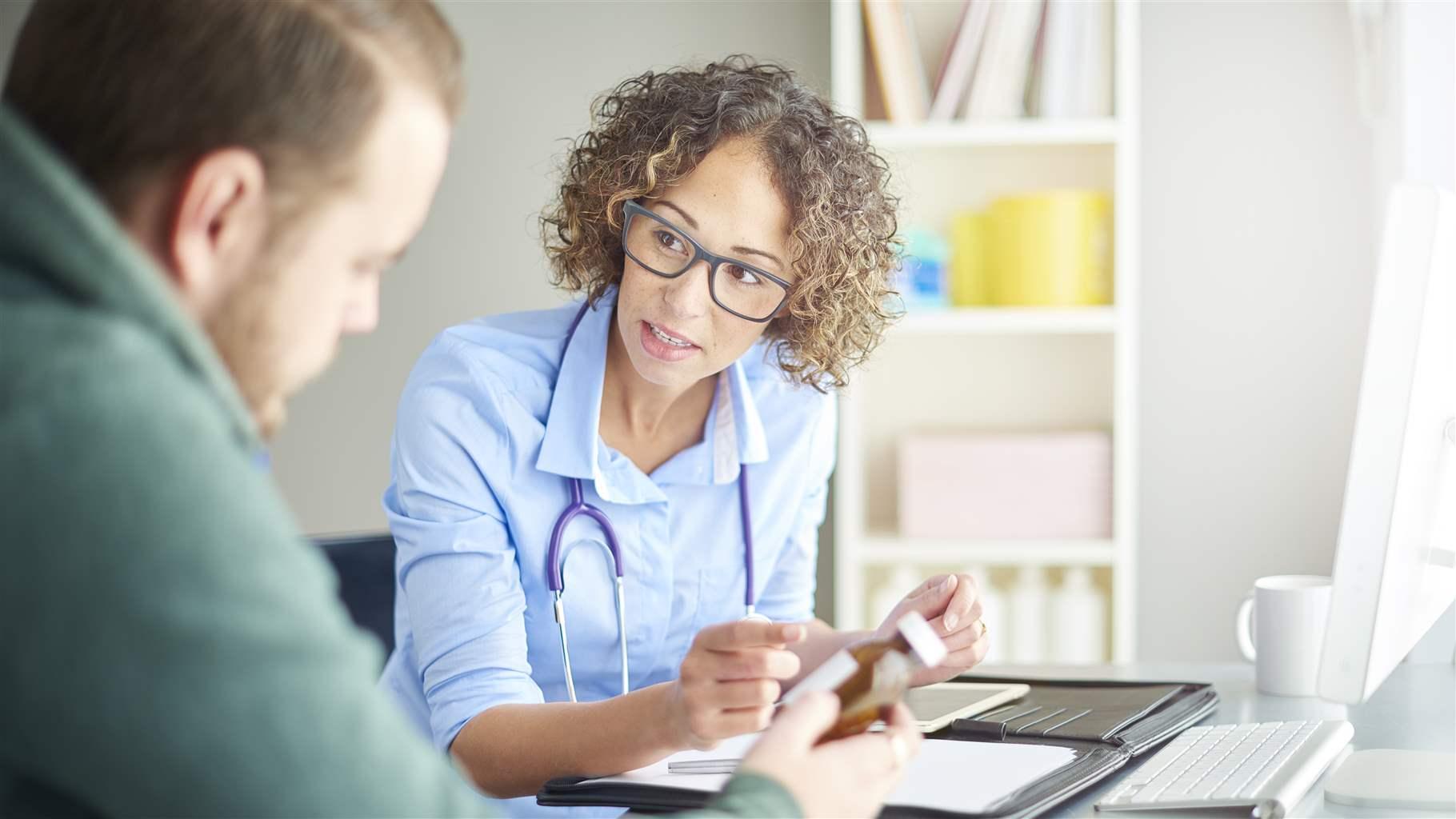 Doctor consultation with patient