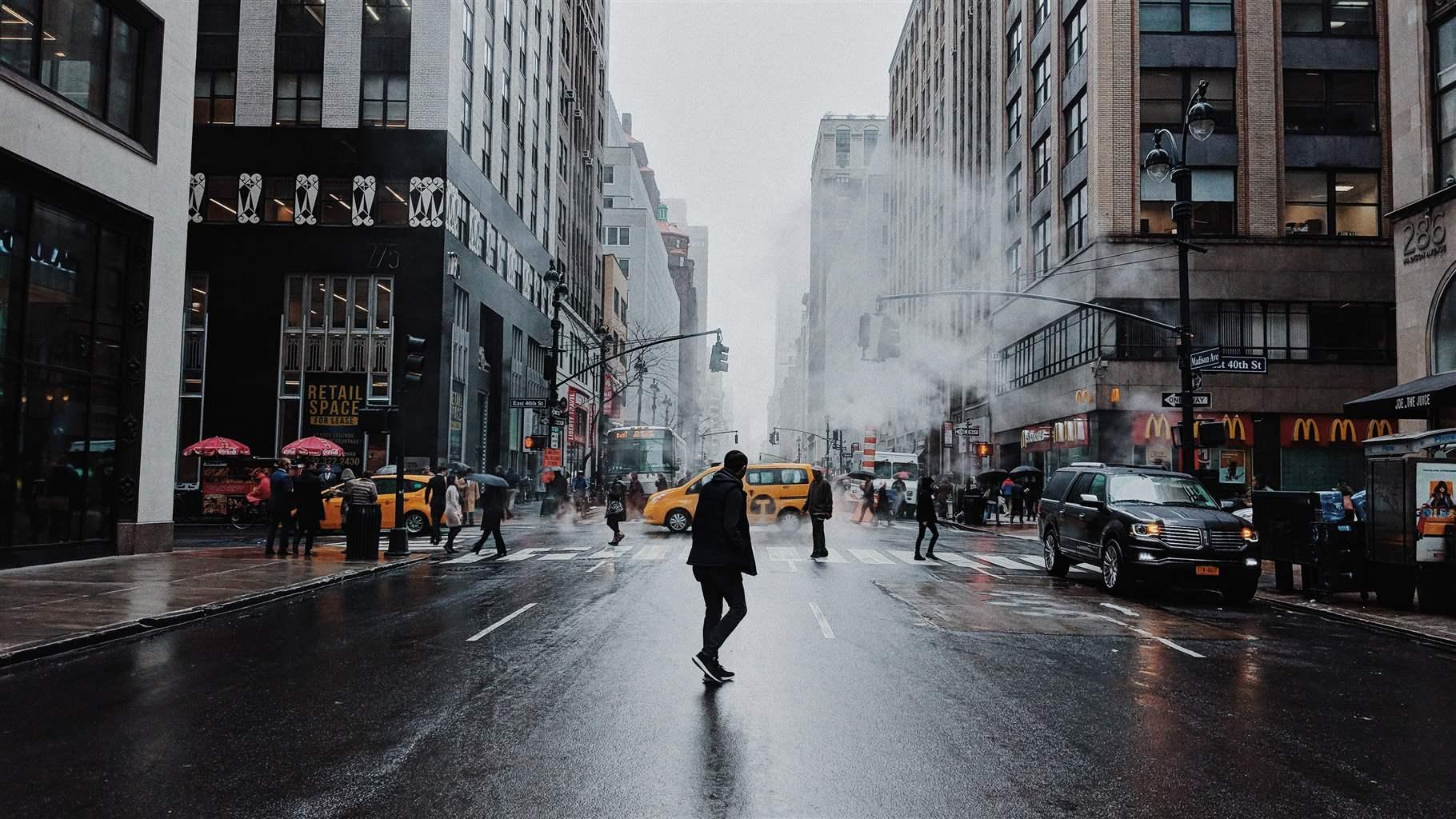 A Rainy Day In New York