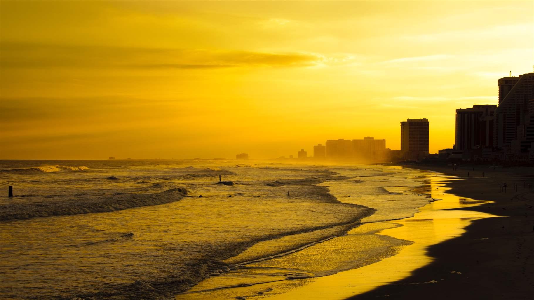 beach sunset