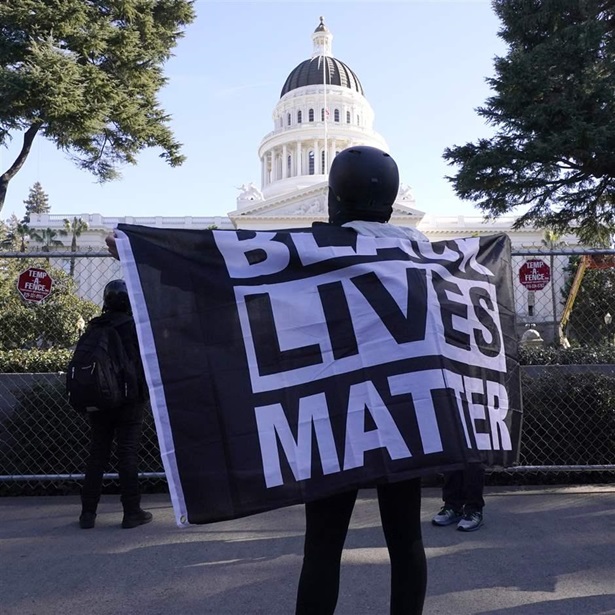 Black Lives Matter demonstrator