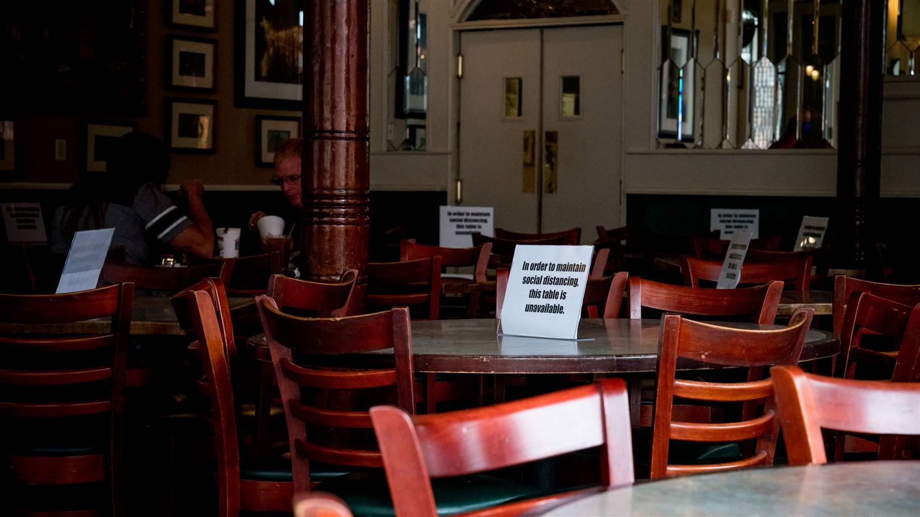 Empty restaurant