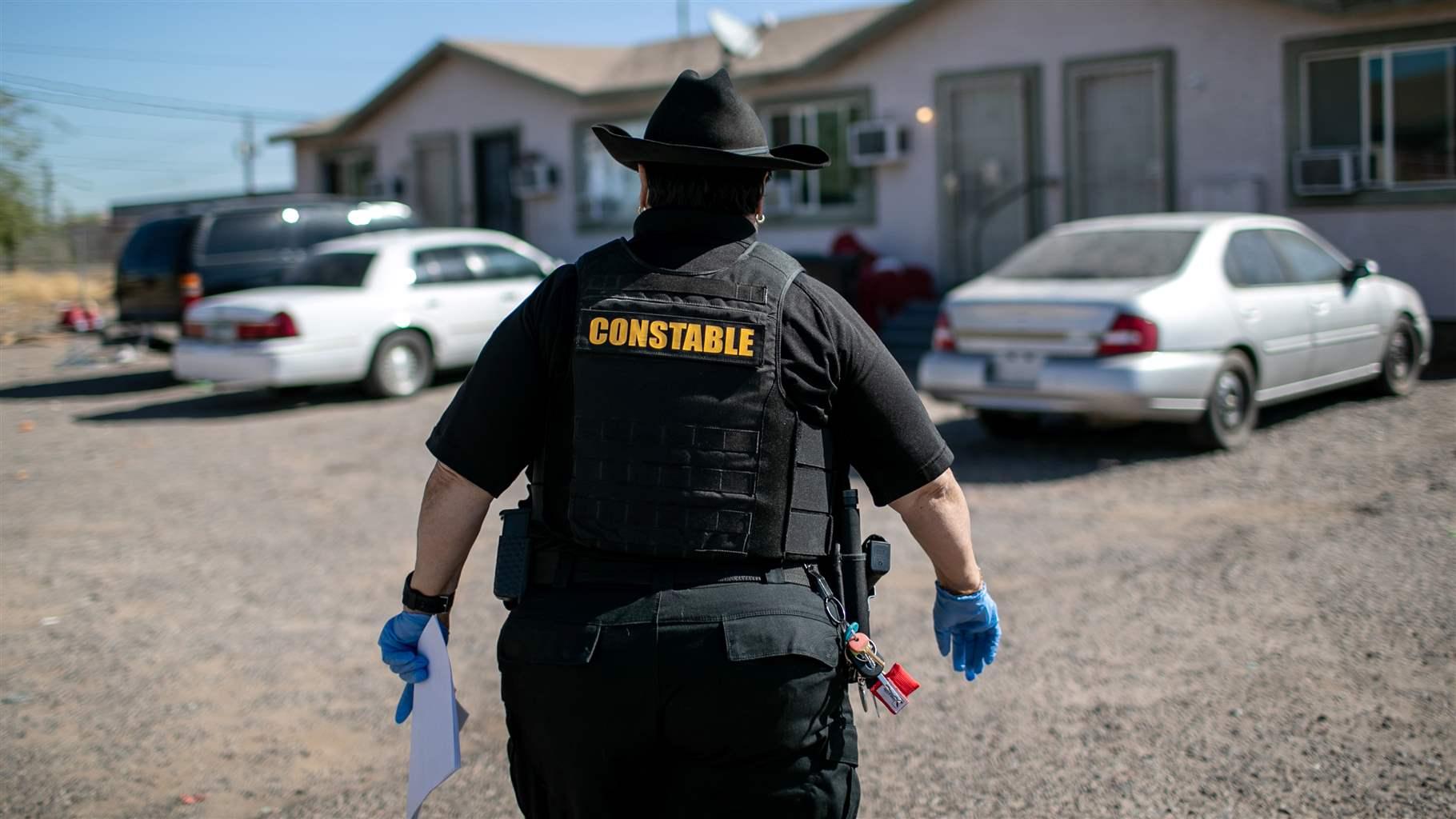 Maricopa County constable with eviction order Maricopa County constable with eviction order