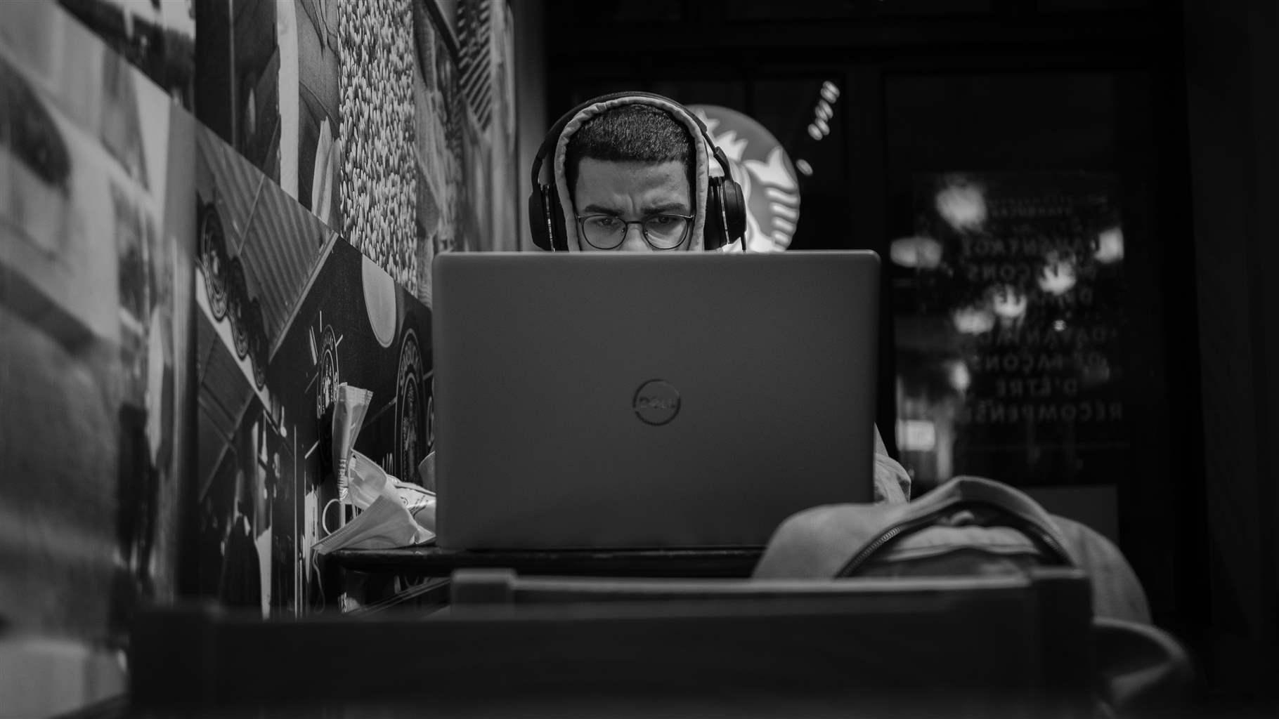 Person on laptop