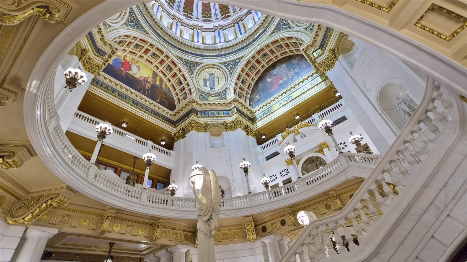 Rotunda at the Pennsylvania Capitol Harrisburg