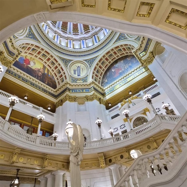 Rotunda at the Pennsylvania Capitol Harrisburg