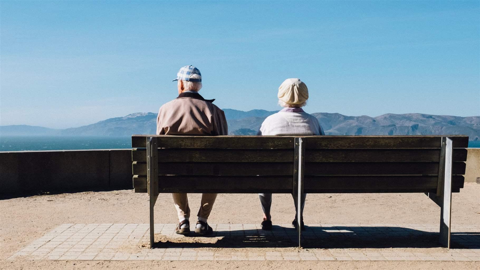 elderly couple