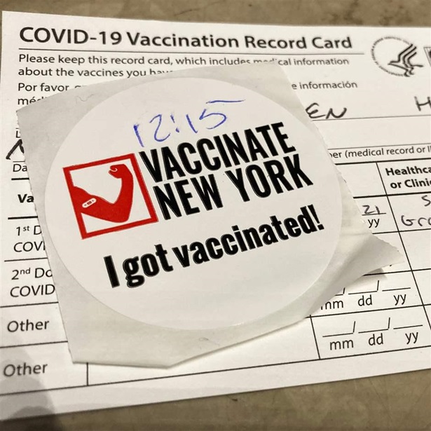 COVID-19 vaccination card