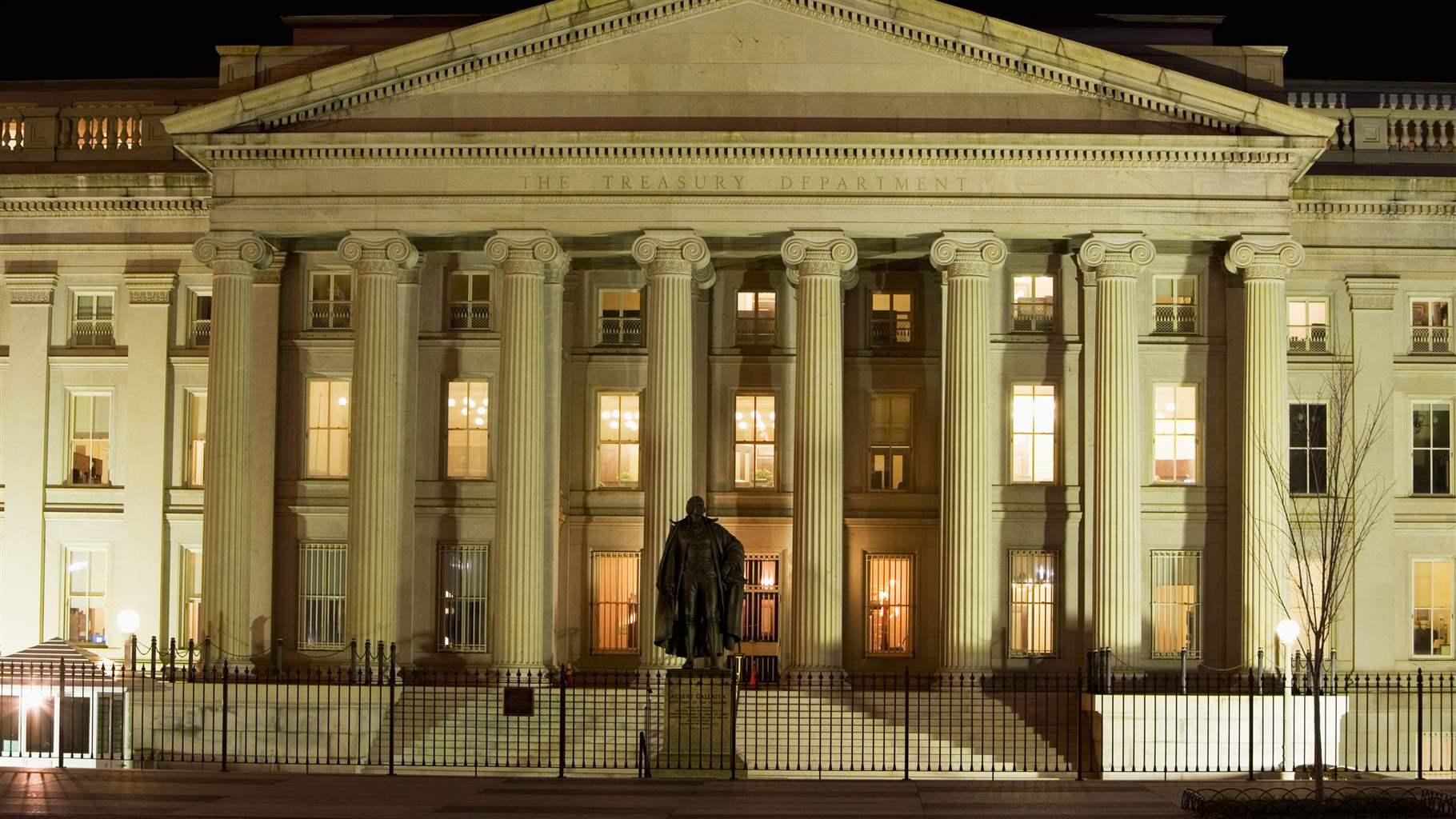 US Treasury Department building