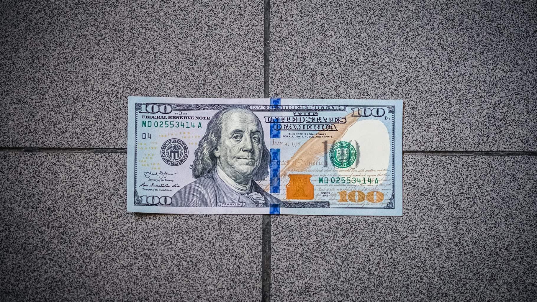 100 us dollar bill