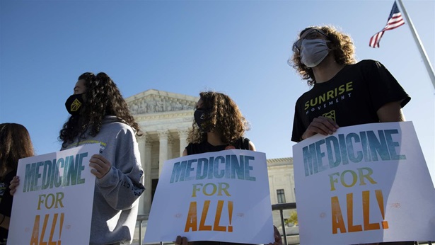Medicare for all demonstrators Medicare for all demonstrators