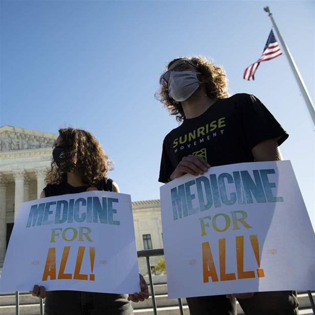 Medicare for all demonstrators Medicare for all demonstrators