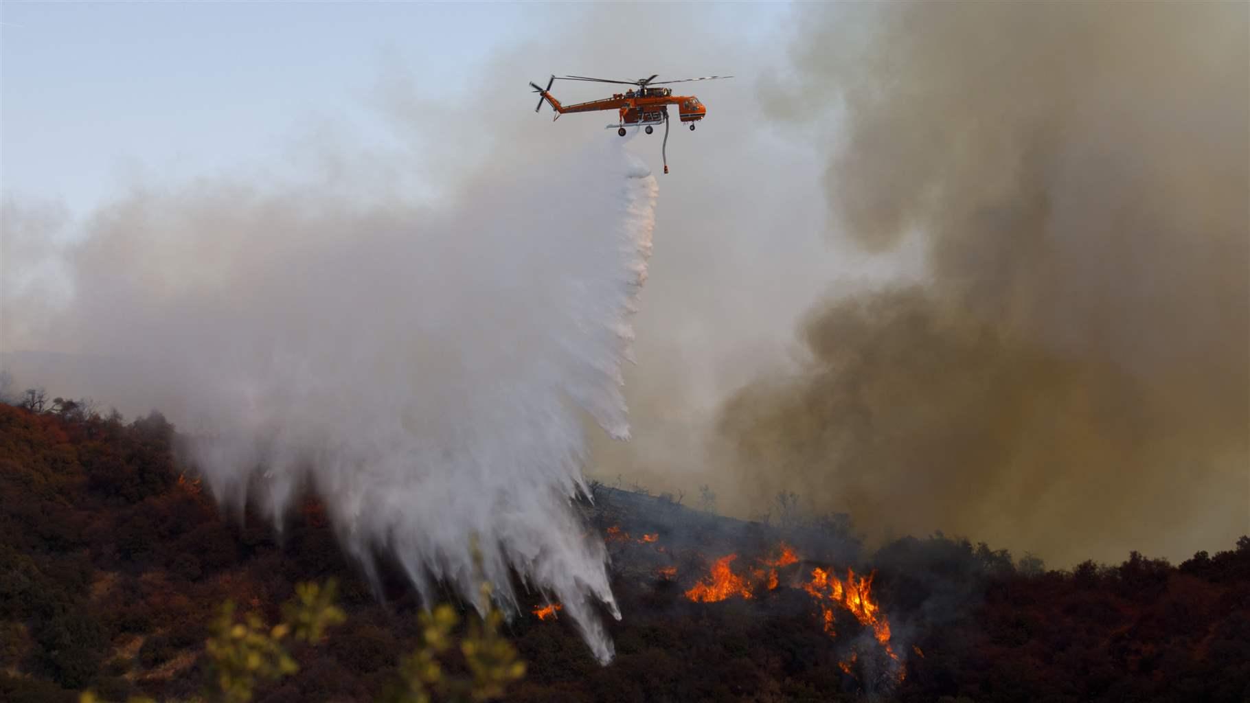 Firefighter helicopter