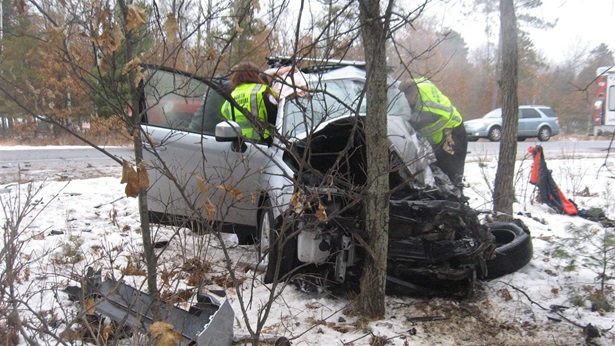 Henry Zietlow, 18, died in this crash on a rural road in Wisconsin in 2019. 