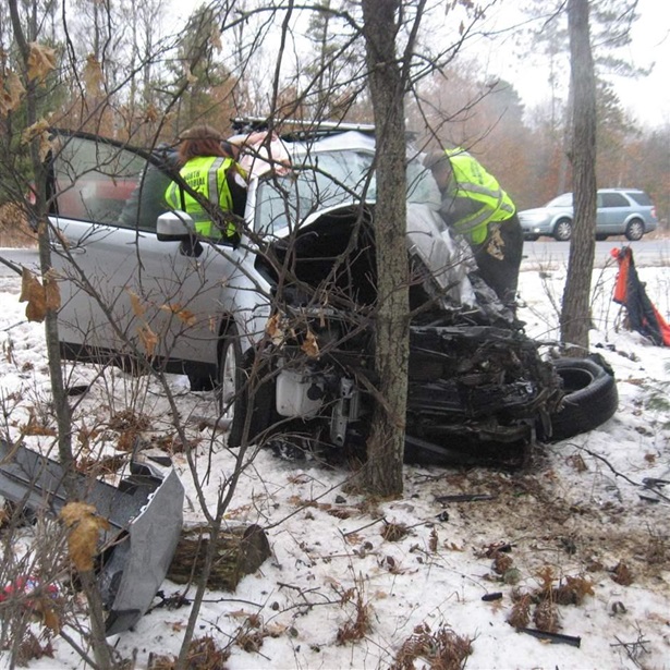 Henry Zietlow, 18, died in this crash on a rural road in Wisconsin in 2019. 