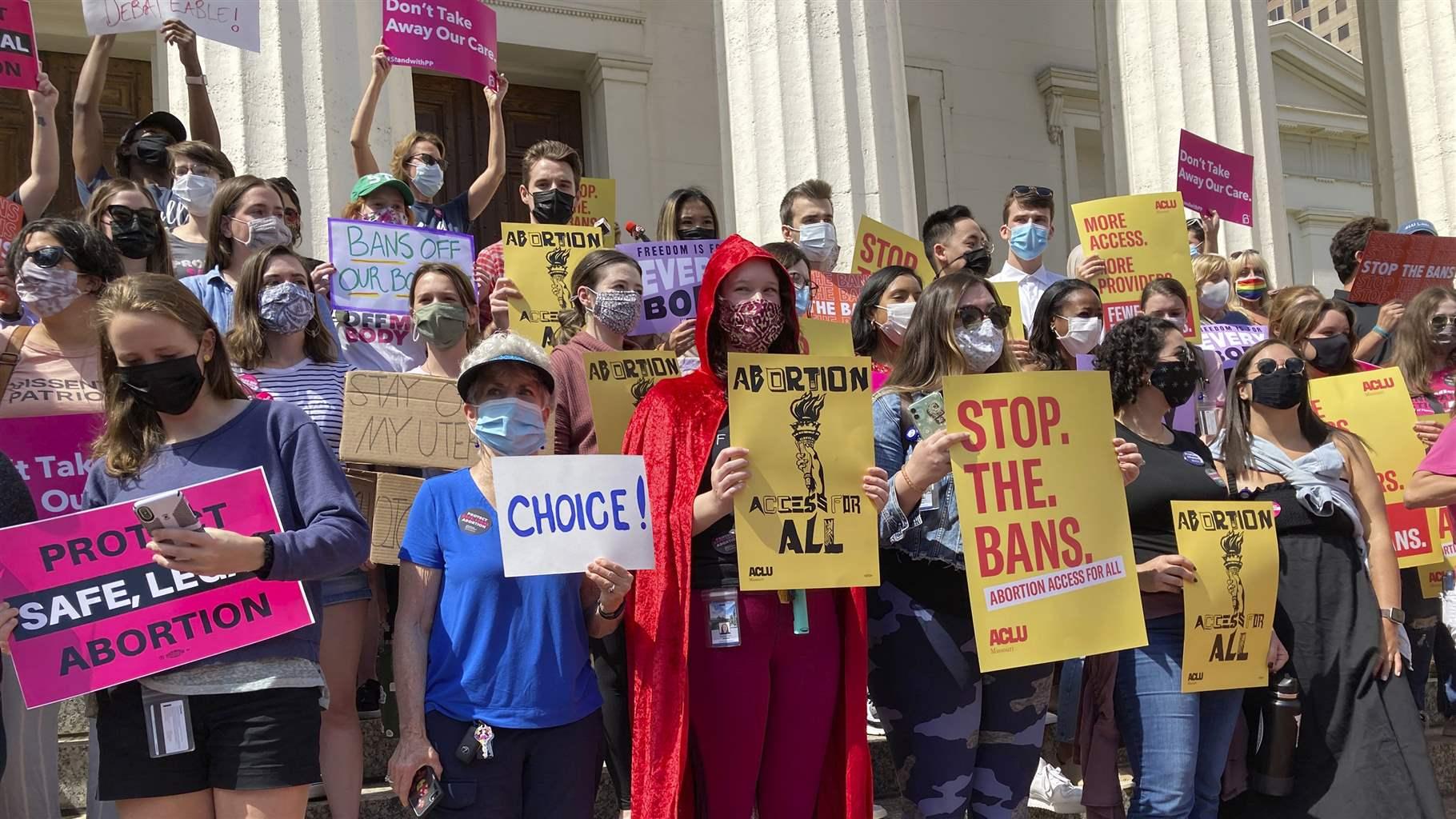 Abortion rights advocates Abortion rights advocates