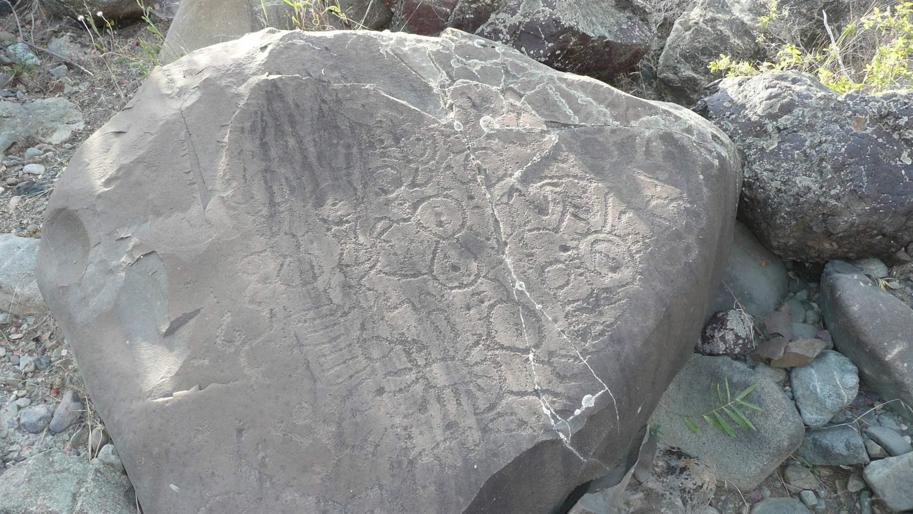 Petroglyphs in Hells Canyon 