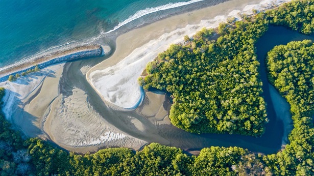 Cabuyal beach in Costa Rica