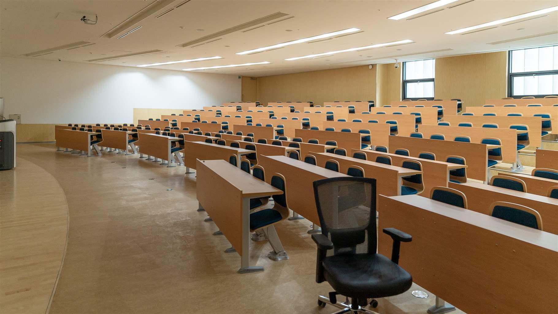 Empty lecture hall