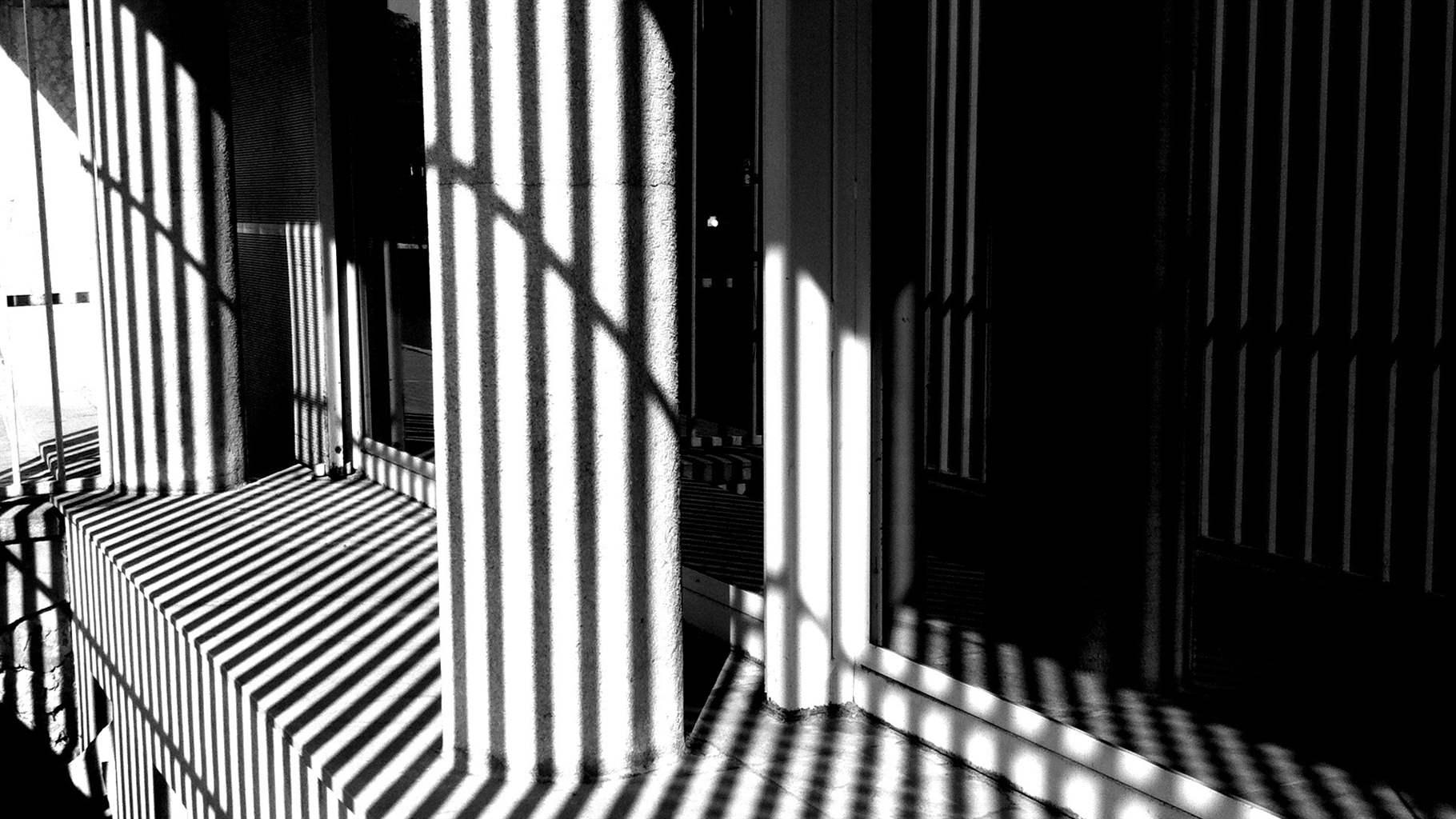 Shadow of bars