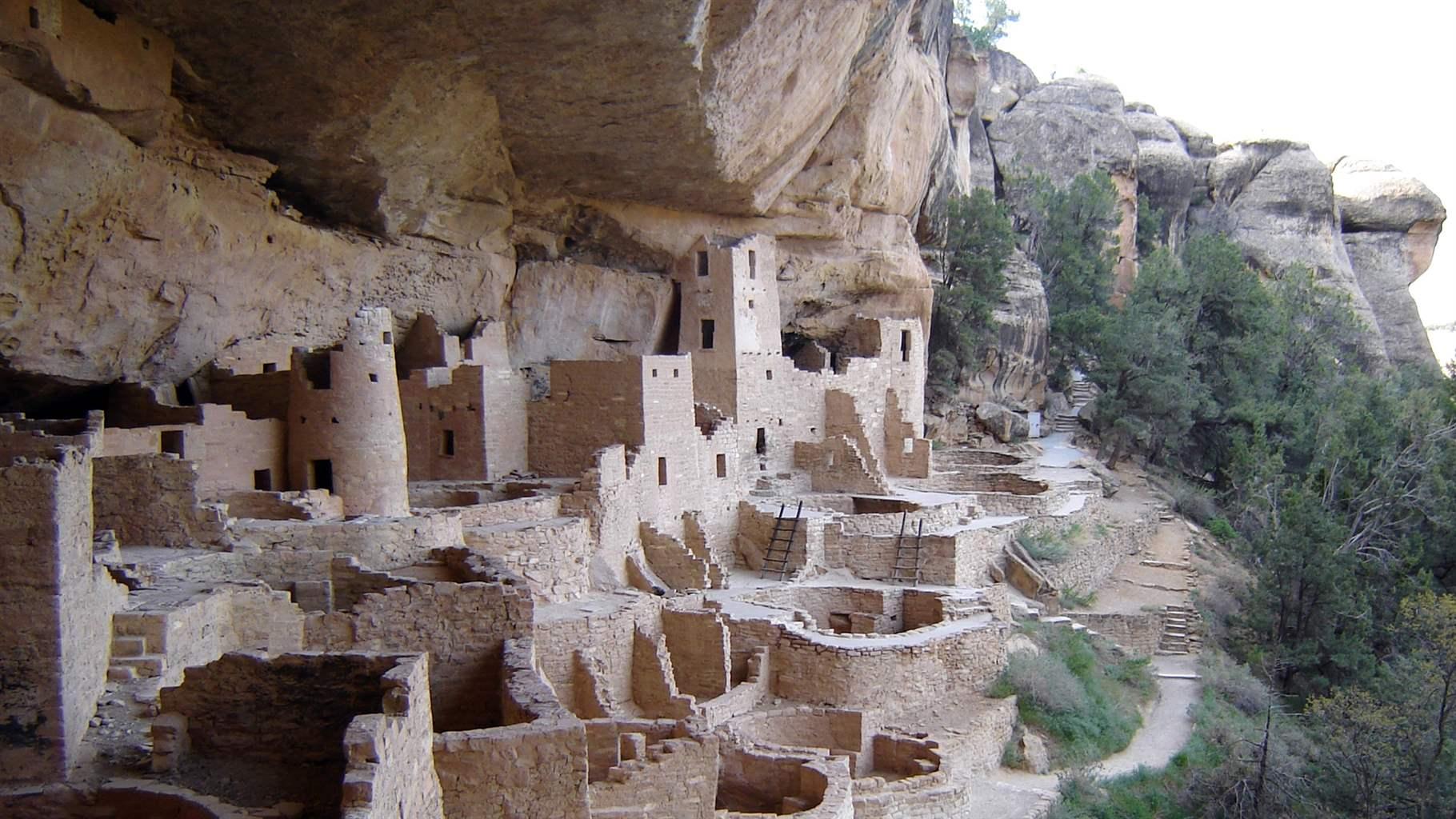  The National Park Service conserves a wide variety of sites, including sacred Indigenous homesteads such as these in Mesa Verde National Park in Colorado.