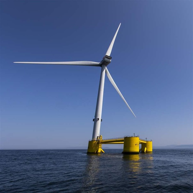 Windfloat Atlantic off the coast of Portugal is the first floating wind farm installed in continental Europe. That type of floating technology is driving a push for new offshore wind development off the United States’ Pacific coast.