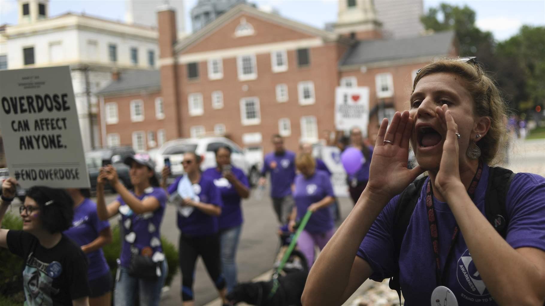 Overdose awareness rally