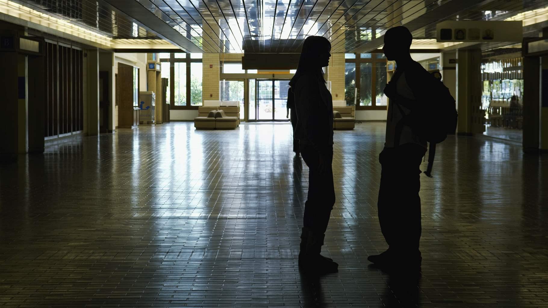 Students in hallway