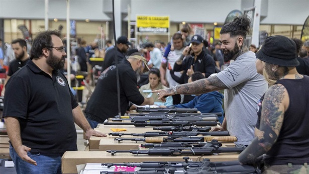 Florida Gun Shows, the largest gun show promoter in Miami, Florida on November 7, 2021. New, used & Antique firearms, ammunition, shooting supplies, knives, Shooting accessories, Scopes, Clips, re-loading supplies, Holsters, Carry Cases, Range Bags, Hunting gear, Concealment products, Concealment Furniture, Gun apparel. Florida Gun Shows, the largest gun show promoter in Miami, Florida on November 7, 2021. New, used & Antique firearms, ammunition, shooting supplies, knives, Shooting accessories, Scopes, Clips, re-loading supplies, Holsters, Carry Cases, Range Bags, Hunting gear, Concealment products, Concealment Furniture, Gun apparel.