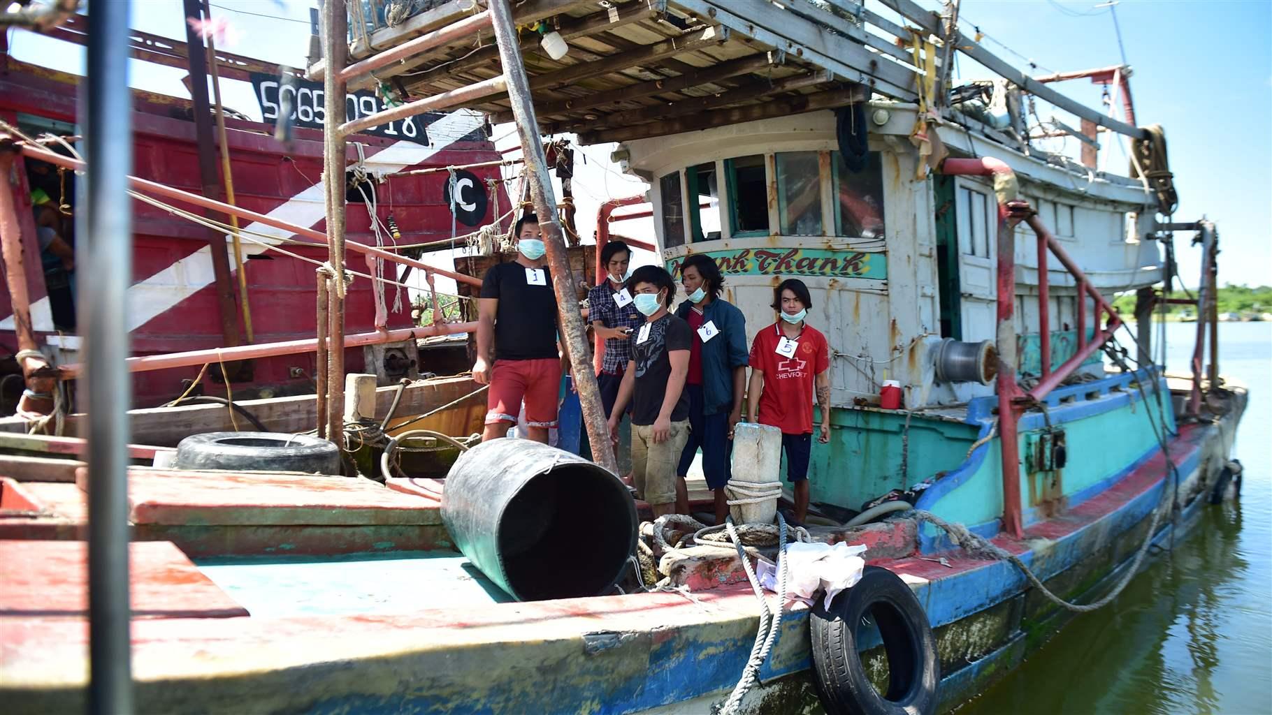 Thai fishing crew