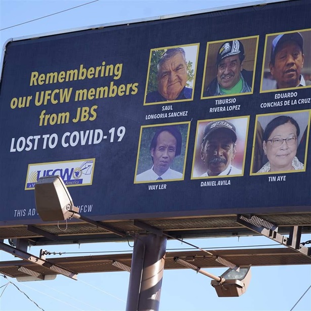 Covid billboard Covid billboard