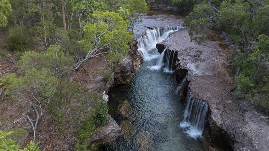 Apudthama National Park, which includes Eliot Creek above, in Australia, was included in territory handed back to the Gudang/Yadhaykenu, Atambaya and Angkamuthi (Seven Rivers) peoples in September 2022.