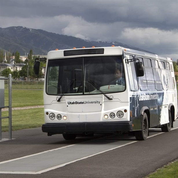 Utah State University electric bus 