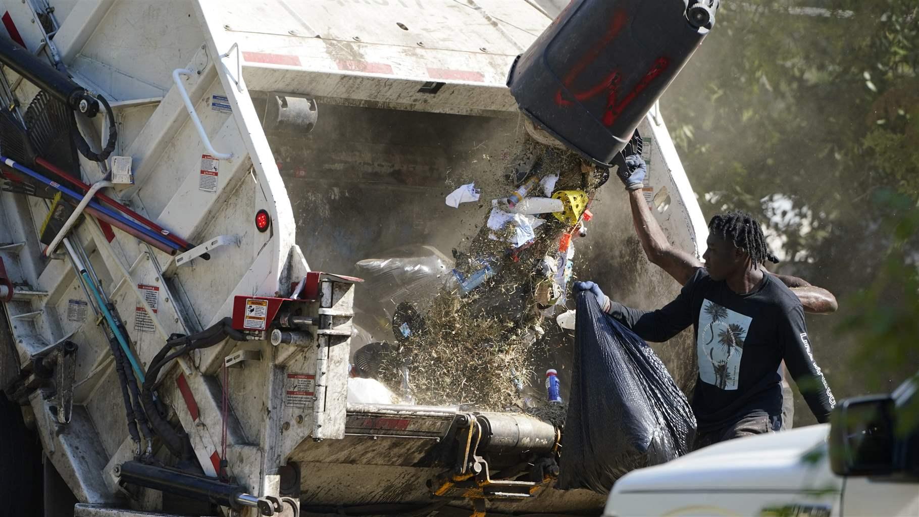 Trash pickup resumed in Jackson, Miss., in October after a company went without pay for six months in a contract dispute. Municipalities around the nation have been plagued by inflation, hiring difficulties and trash loads that are rising in part because of the lingering work-at-home trend. 