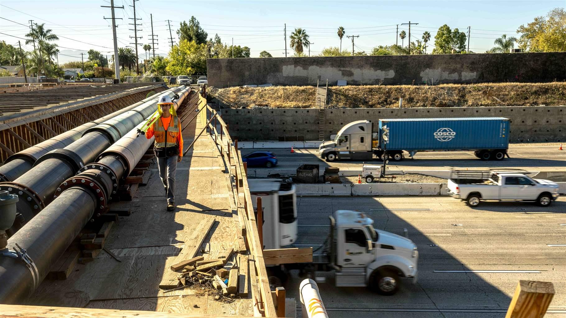 Overpass construction