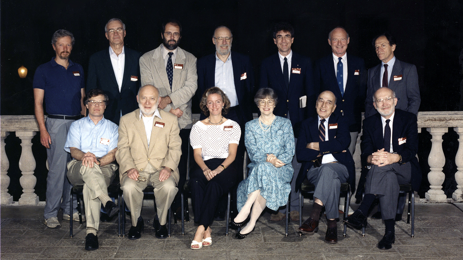 Members of the scholars National Advisory Committee at the 1990 meeting in Coral Gables, Florida.