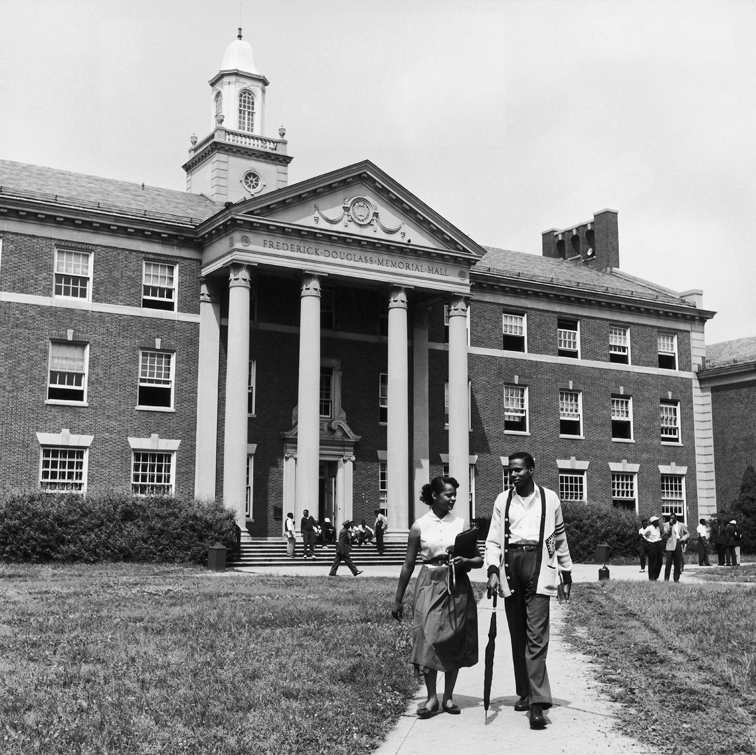Black Students Leaving Howard University, An Institution Only For Afro-Americans In Washington, 1962.