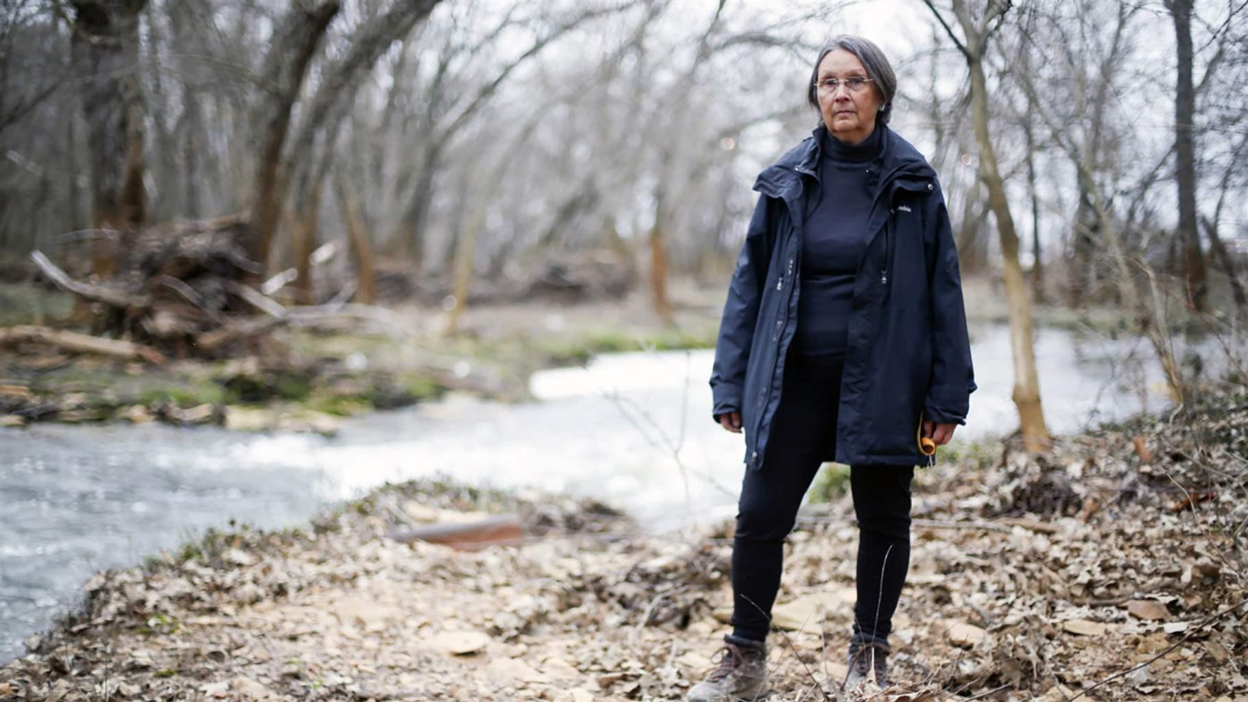 Executive Director and Vice President of LEAD Rebecca Jim poses for a portrait at Tar Creek in Miami, Okla.