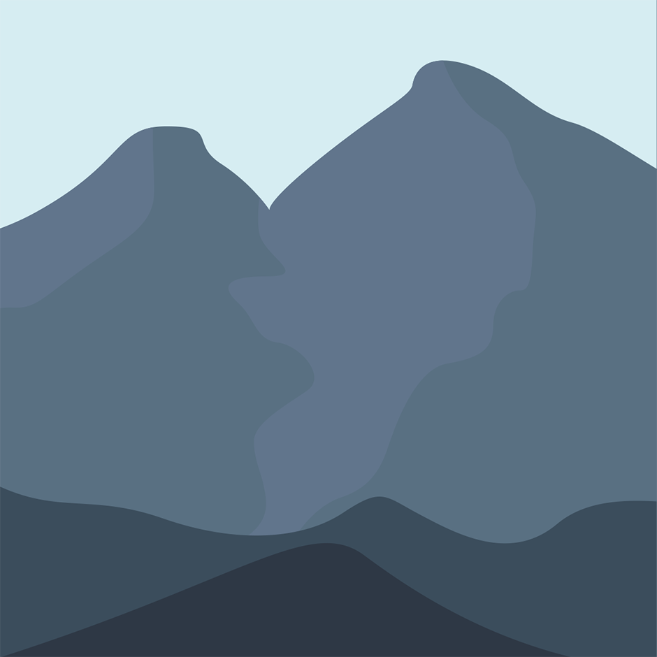 An illustration of mountains